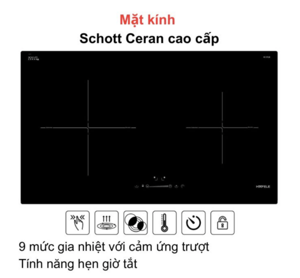 Mặt kính SCHOTT Ceran cao cấp