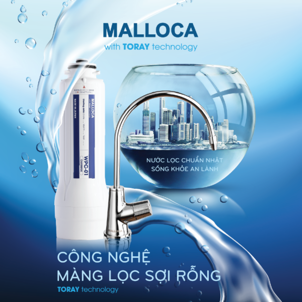 Bộ lọc nước MPC-5KCB - Malloca giá rẻ tại Tân Bình