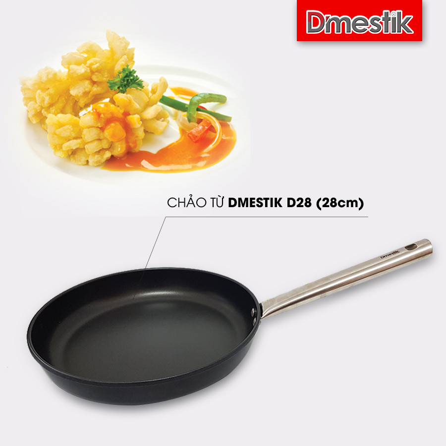 Chảo chống dính đáy từ D'mestik D28 28cm