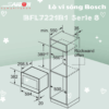 Kích thước lò vi sóng Bosch BFL7221B1