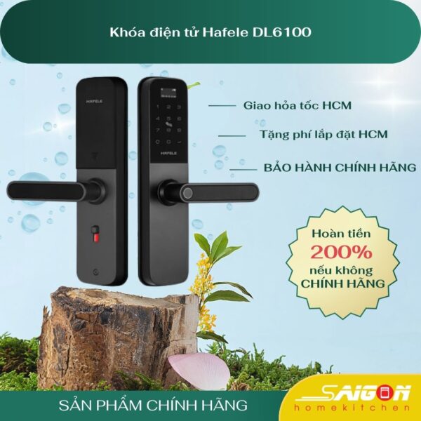Khóa điện tử Hafele DL6100 - 912.20.582 giá rẻ tại HCM