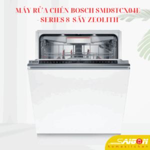 Máy rửa chén Bosch SMD8TCX04E - Series 8 sấy Zeolith giá rẻ