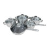 BỘ NỒI CHẢO INOX 10 MÓN KAFF KF - ST005Fr