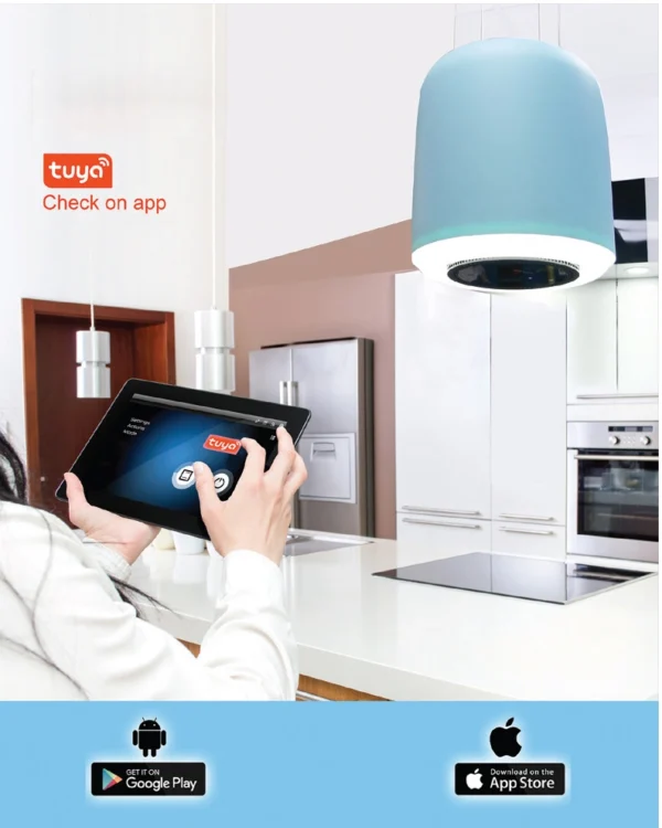 Hút mùi treo trần Spelier SP 850G điều khiển WIFI