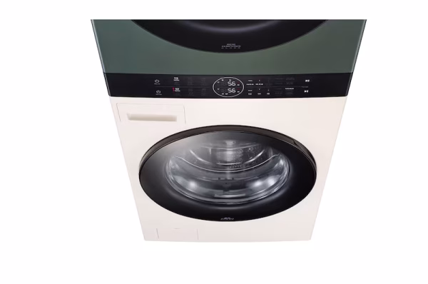 Tháp giặt sấy LG WashTower™ Giặt 14kg/ Sấy 10kg xanh/be